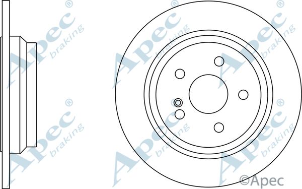 APEC BRAKING Тормозной диск DSK2703